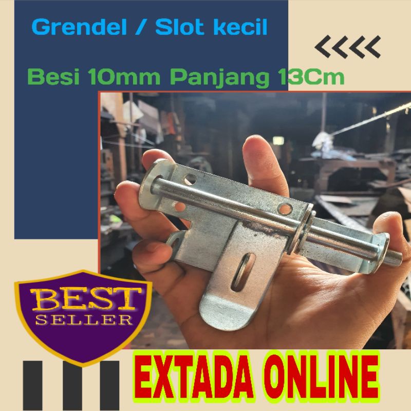 Slot grendel pintu pagar gembok pintu besi ukuran kecil / pintu besi dan kayu