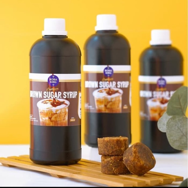BobaKing BrownSugar Syrup// Gula Jawa BobaKing 1 Liter