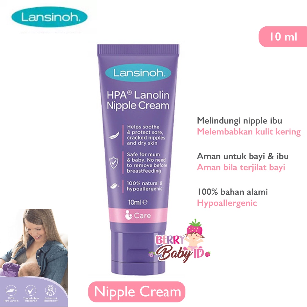 Lansinoh HPA Lanolin Nipple Cream Krim Ibu Menyusui Hypoallergenic Berry Mart