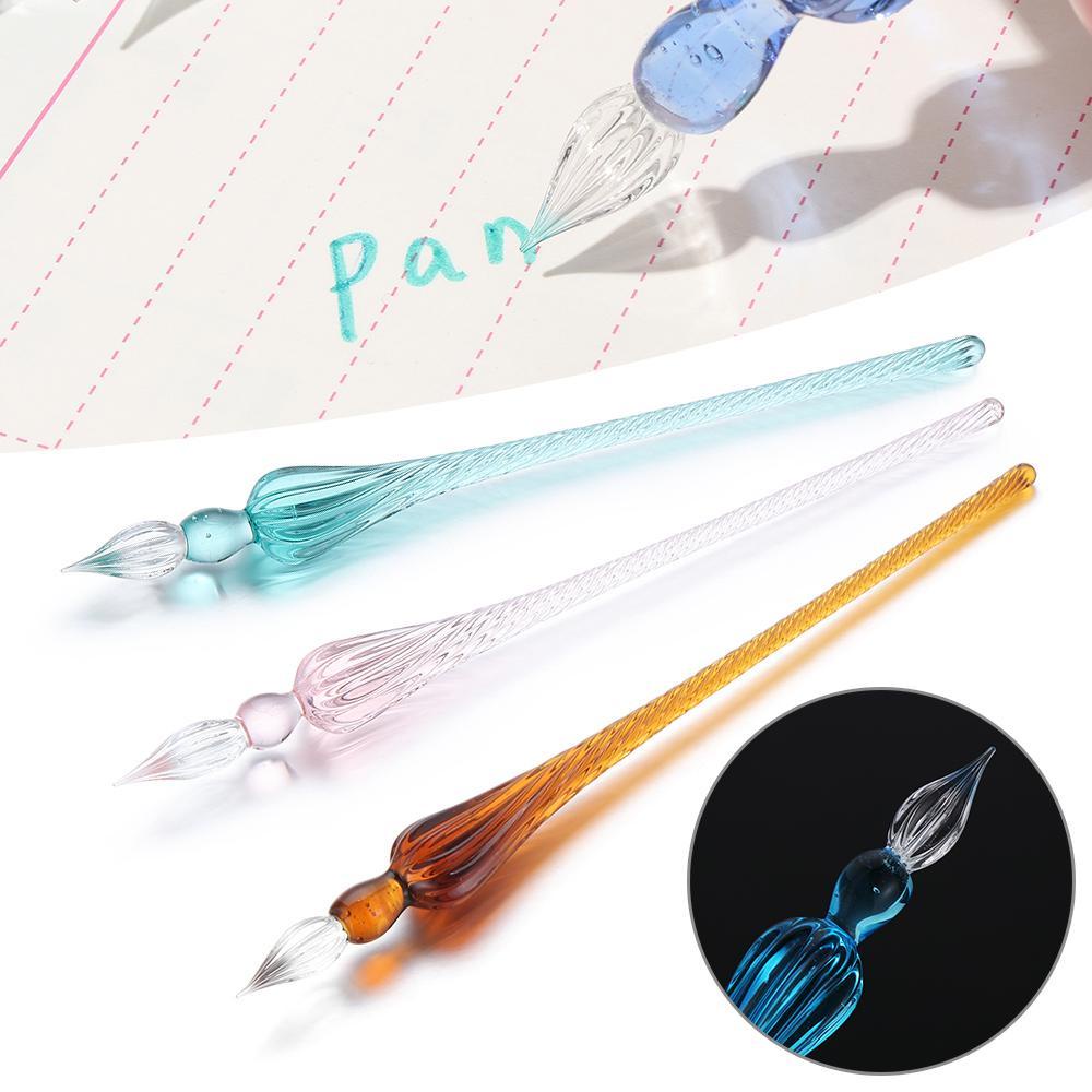 Wonder 1PC Glass Dip Pen Art Kaligrafi Signature Dipping Painting Supplies