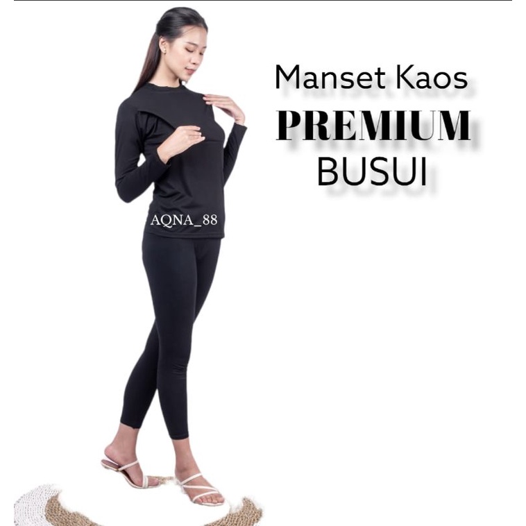 Kaos Busui | Kaos Menyusui | Inner Busui Lengan Panjang Premium