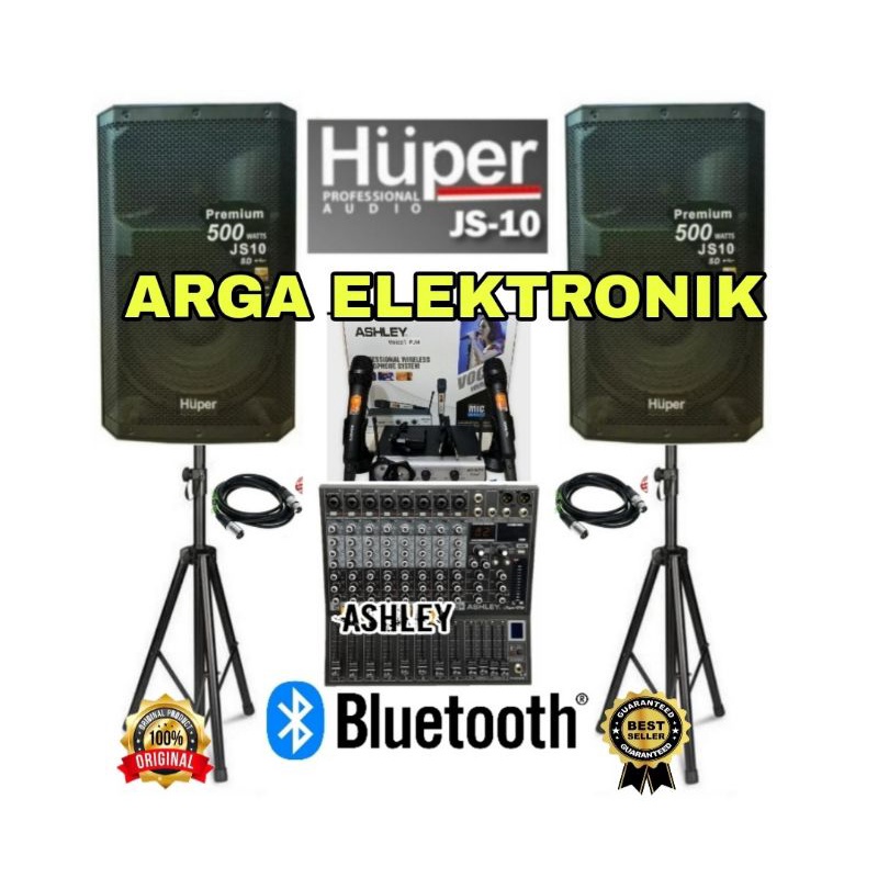 paket speaker aktif huper js10 mixer ashley 8 channel paket speaker huper 500w