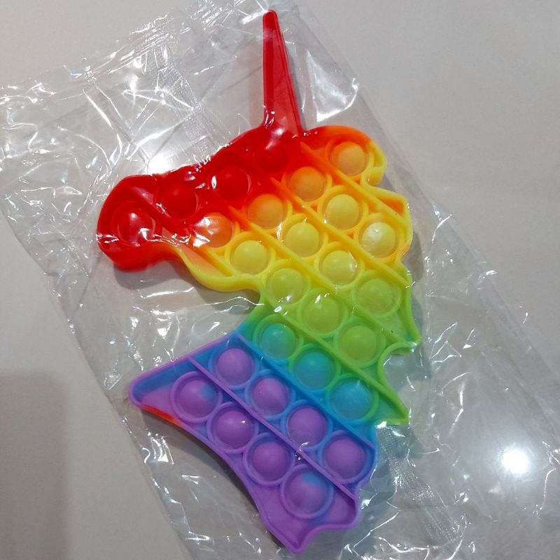 POP IT BENTUK-BENTUK MAINAN ANAK IMPOR-UNICORN