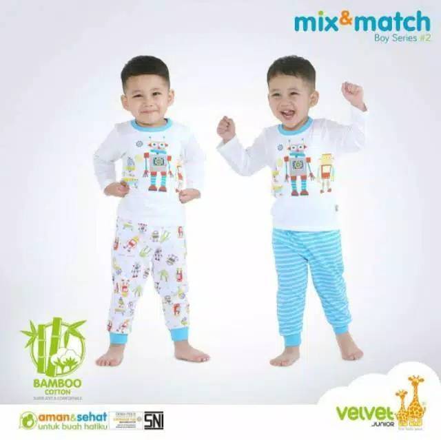 Velvet Junior Mix &amp; Match Cotton Bamboo