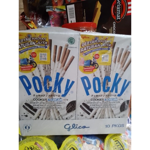 Gliko Pocky Biskuit Stik Chocolate/Strawbery 47gr