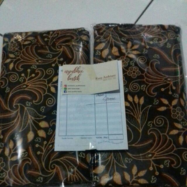 Batik Sogan Halus Batik Pekalongan Mix Brokat Cord Cantik