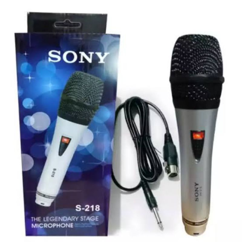 Mic Kabel Sony S 218 / Mic Sony Kualitas Bagus / Harga Grosir.!!!!