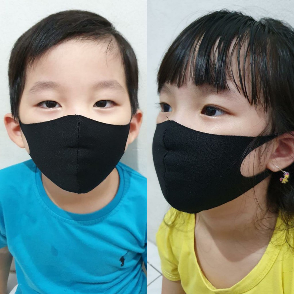 Masker Impor Buat Anak kecil Anti debu -Masker Pelindung Wajah - Bahan Sejuk Dikulit