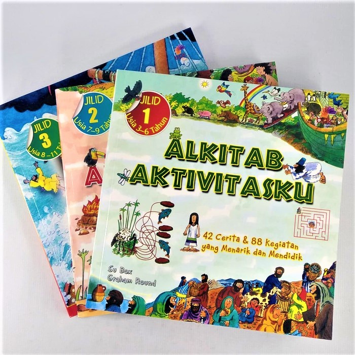Alkitab Aktivitasku 3 Untuk Umur 8 - 11 th Buku Aktivitas Anak Sekolah Minggu Kristen Katolik