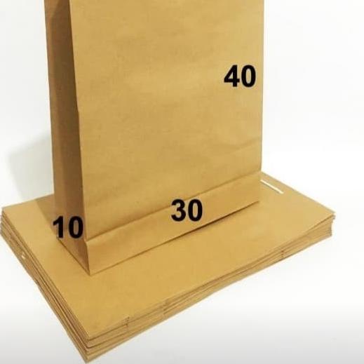 

PAPER BAG POLOS L ( 30 X 10 X 40 )