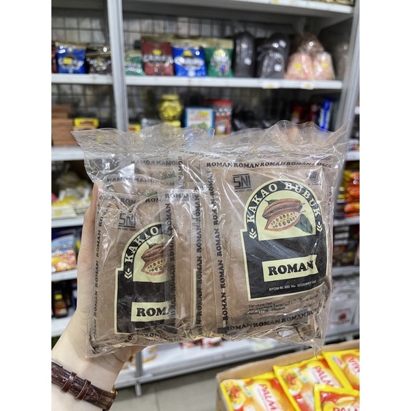 Coklat Bubuk Roman PACK 10pcs x 35gr / Cocoa Powder Roman / Kakao Bubuk 35g