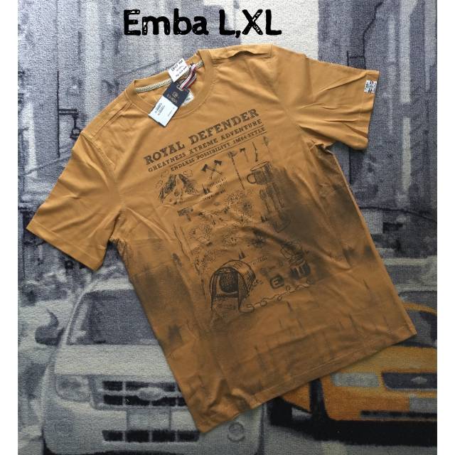 Kaos cowok Emba ORI Fulltag n bandrol