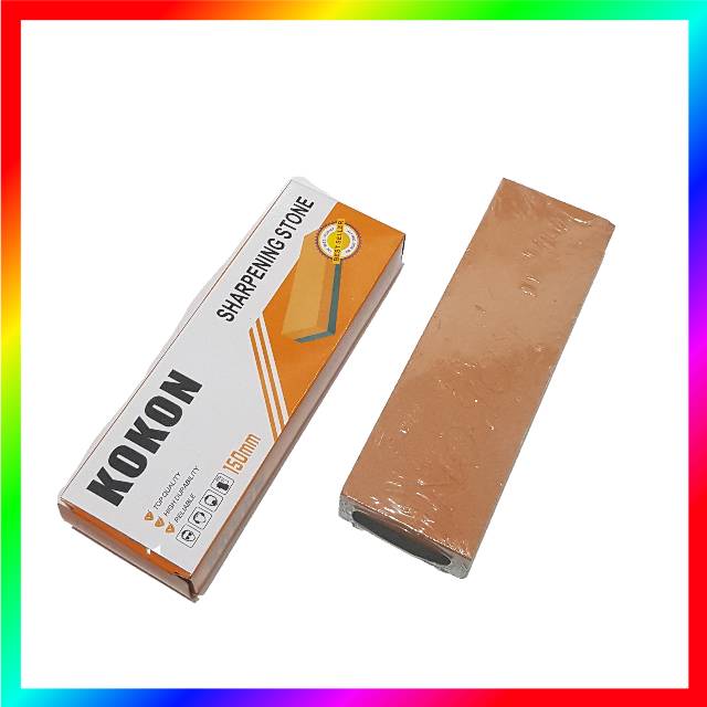 Batu asah amril KOKON kombinasi 6” inch serbaguna 150x50x25mm