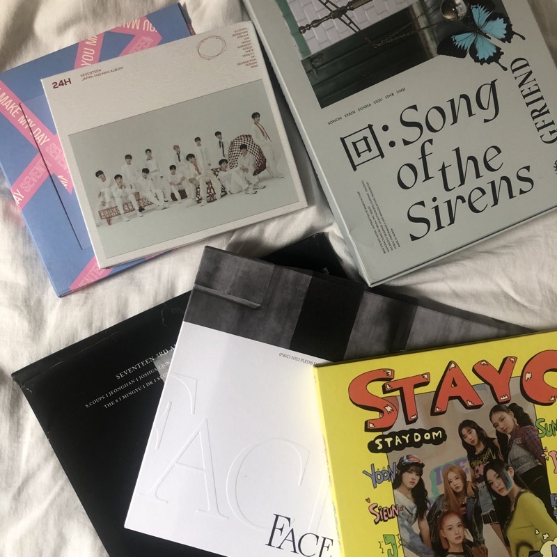 WTS ALBUM ONLY SEVENTEEN STAYC GFRIEND