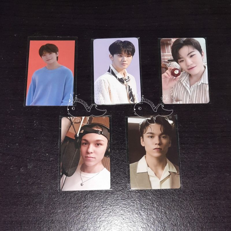 Photocard Woozi & Vernon your choice beside ver, tc caratland carland, tc incomplete, benefit ktown 