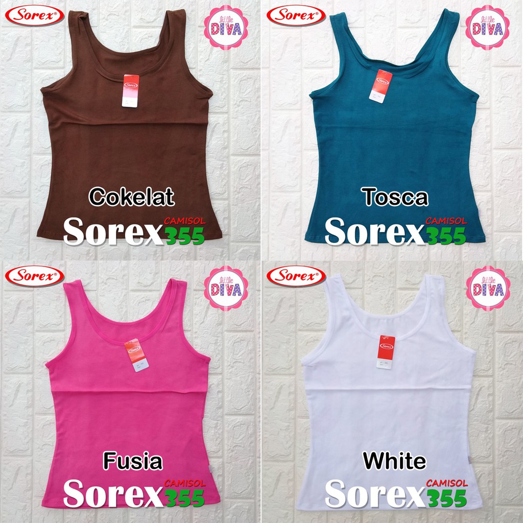 KAOS DALAM TANKTOP SOREX 355  Wanita TANK TOP Singlet- ALL SIZE dalaman girl cewe katun