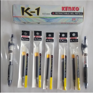 Jual 12 PCS REFFIL PULPEN GEL KENKO K1 ISI PEN KENKO Shopee Indonesia