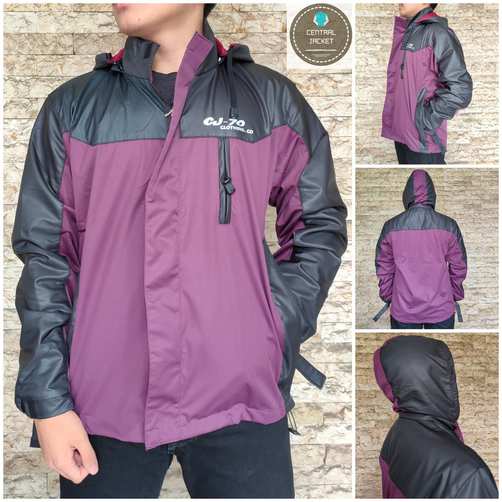 JAKET GUNUNG PARASUT PRADA WATERPROOF - JAKET OUTDOOR PRIA PARASUT HIGH QUALITY