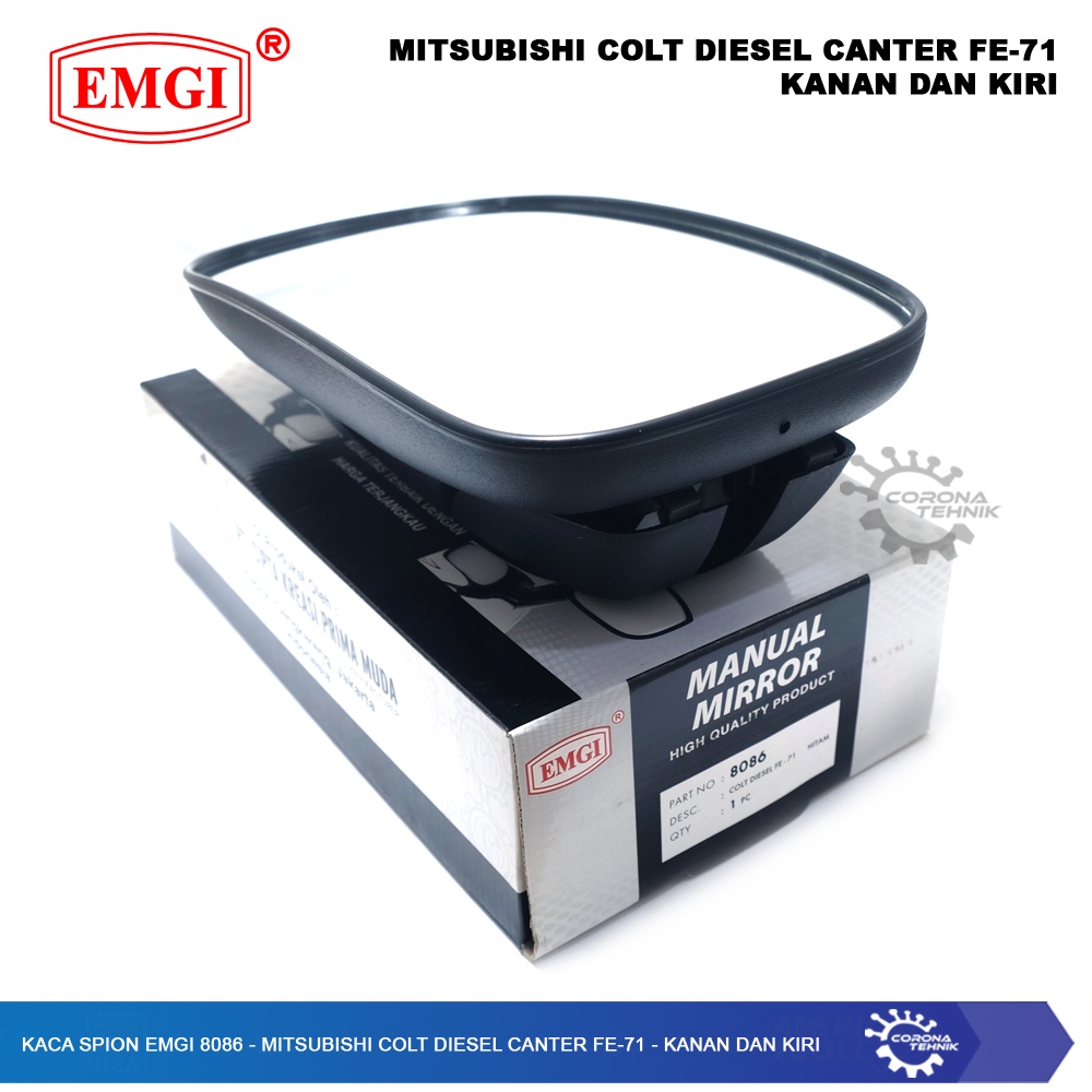 EMGI 8086 - Mitsubishi Colt Diesel Canter FE-71 - Hitam - Kaca Spion