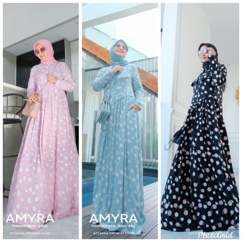 amyra dress by  azzahra premium syari