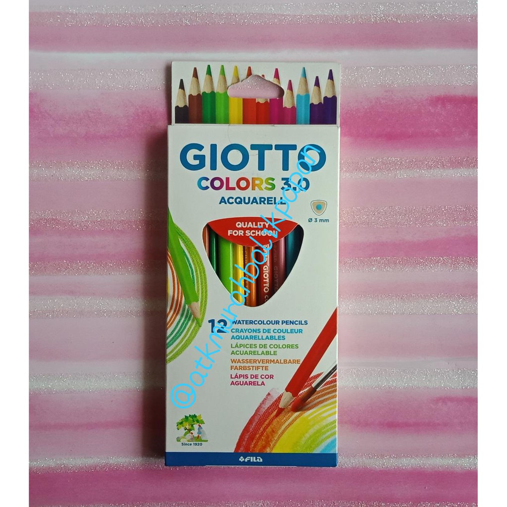 

Box 12 Giotto Col. 3.0 Triangular Acquarell-277100