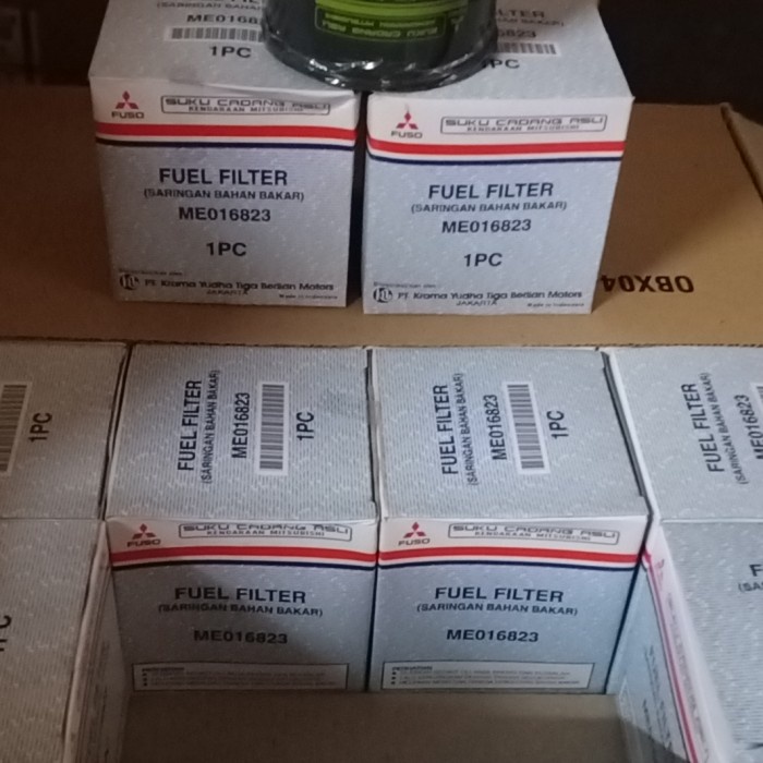 Filter solar atas canter (pendek)