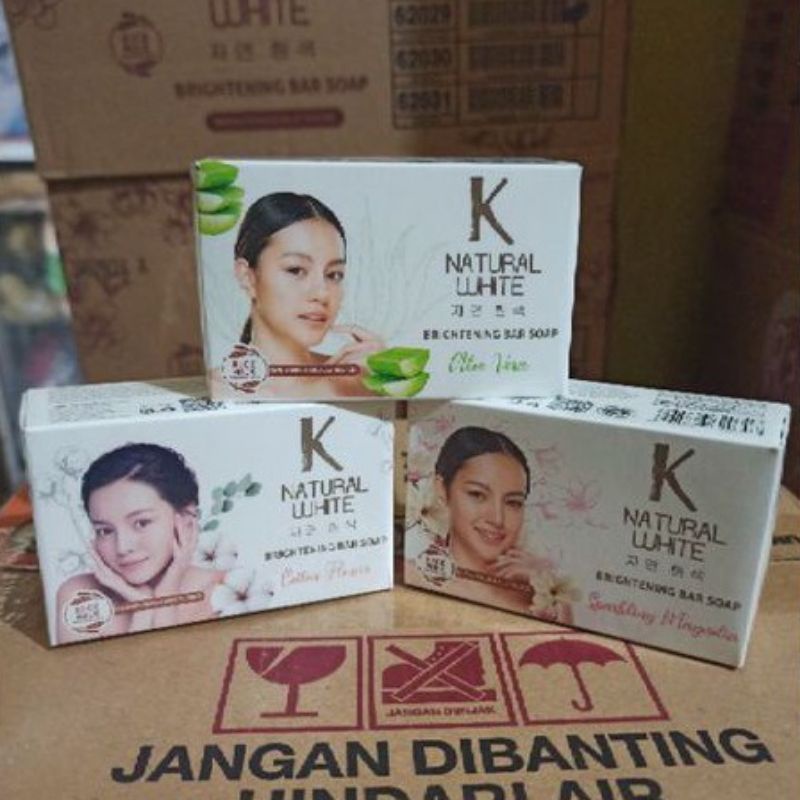 K Natural White sabun batang 3x85gr