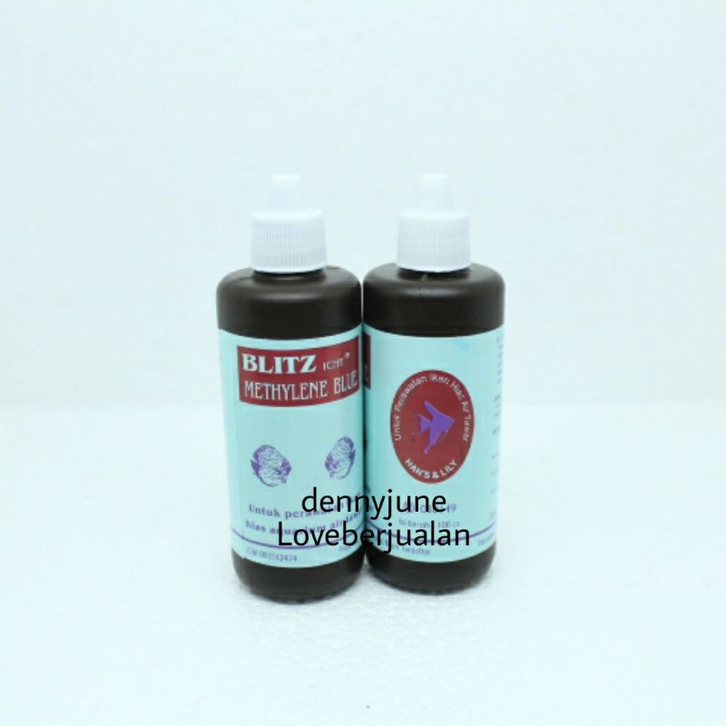 Fish All Blitz Itch - Methylene Blue dan White Spot Obat Jamur ikan hias