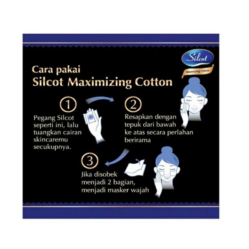 Silcot Maximizer Cotton 40 Pcs - Kapas Kecantikan Unicharm