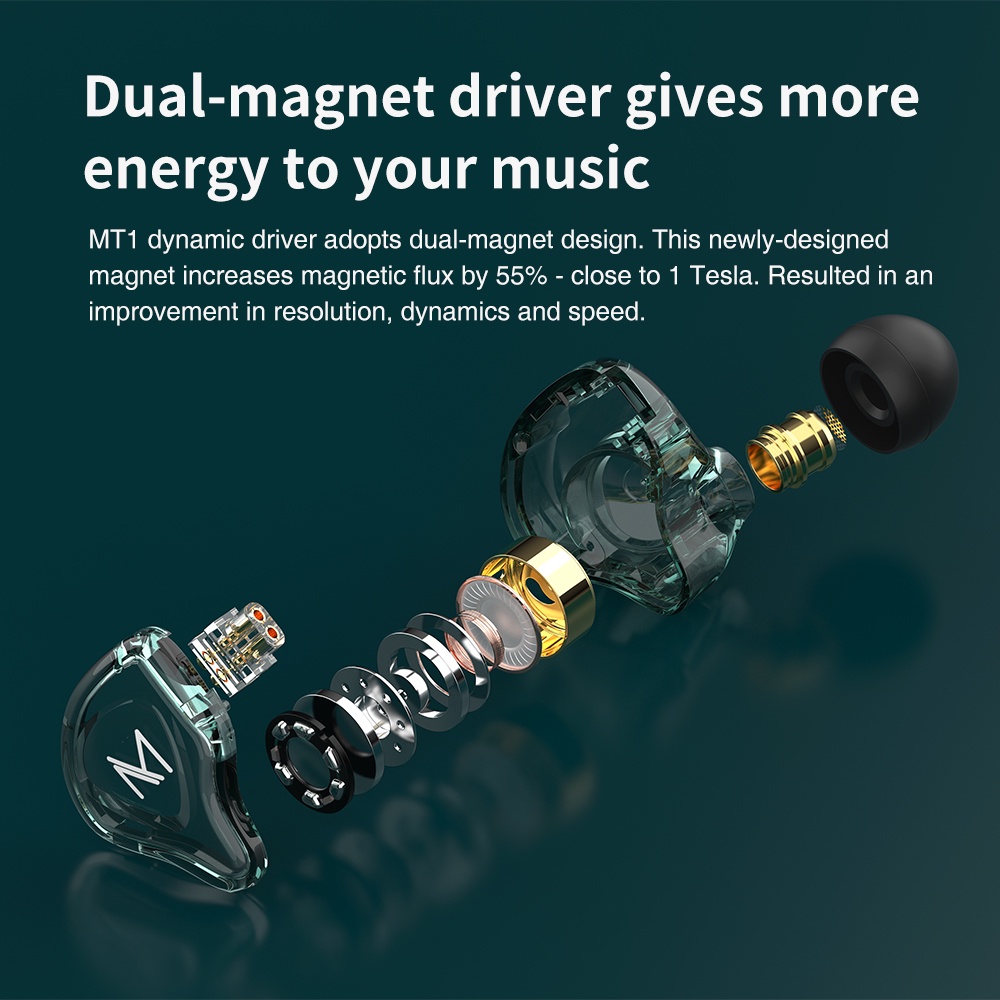 TRN MT1 MT1-PRO MT1-MAX Hi-FI 1DD Dyunamic Dynamic IEM WITH MIC