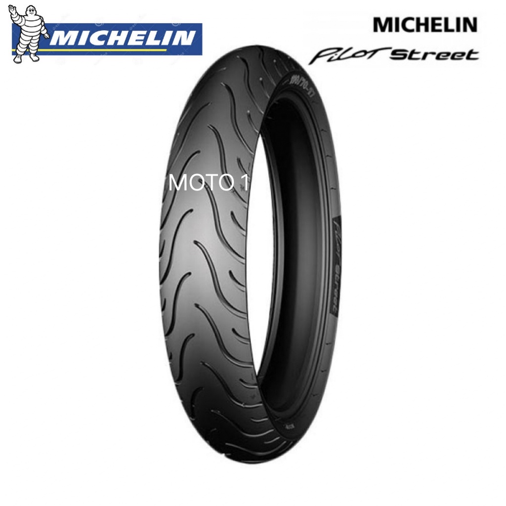 (Ready Stok) BAN MICHELIN 100/80-17 PILOT STREET - TUBELESS - Impor Made In Thailand - DOT 2022