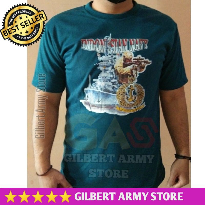 GILBERT ARMY STORE-Kaos Indonesia Army Pria TNI Lengan Pendek Murah Kualitas premium