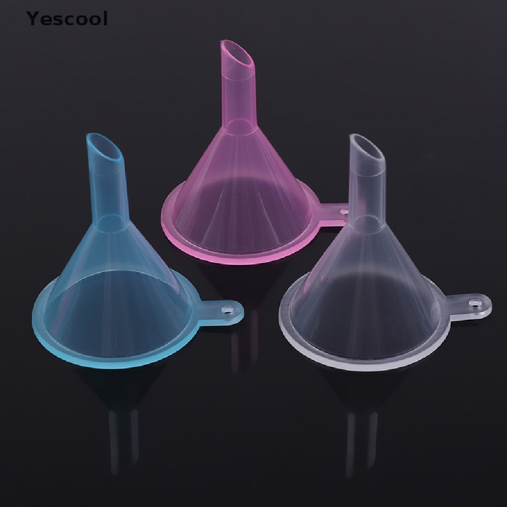 Yescool 20Pcs/lot Plastic Small Funnels Liquid Filling Empty Bottle Packing Tool .