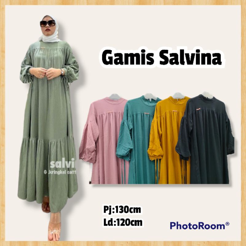 Gamis Salvina Tangan balon