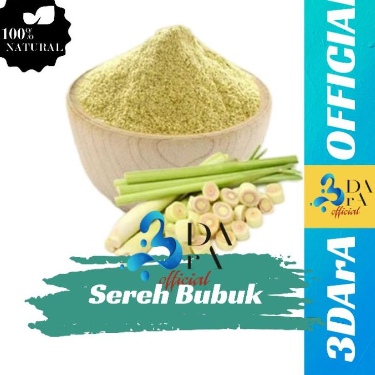 

㊎ Sereh Bubuk 500gr - Serei - Sere Bubuk Premium Murni Tanpa Campuran ぽ