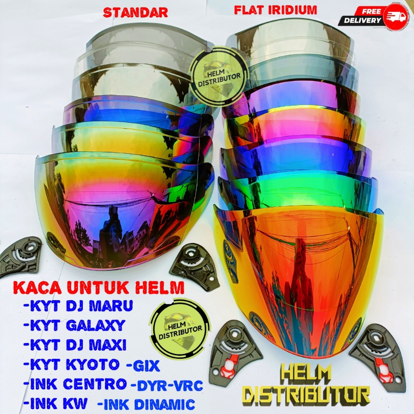 KACA HELM INK CENTRO /  DJ MARU / GALAXY DLL