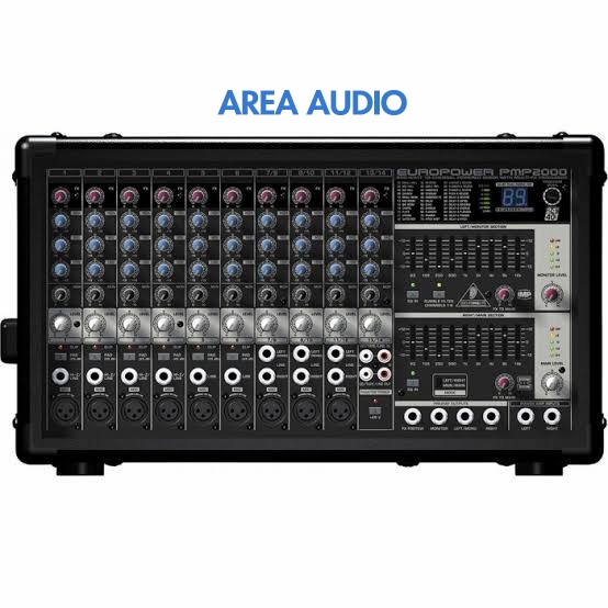 Behringer PMP2000D PMP2000 Powered Mixer Power 14 Input 2000 Watt