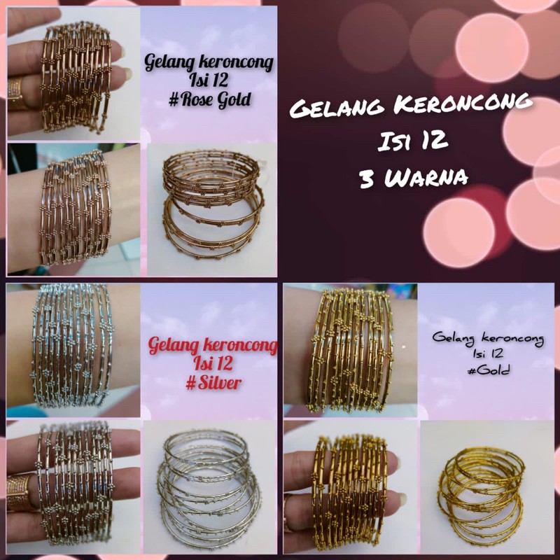 {promo gelang india}Gelang bangel kroncong asli india