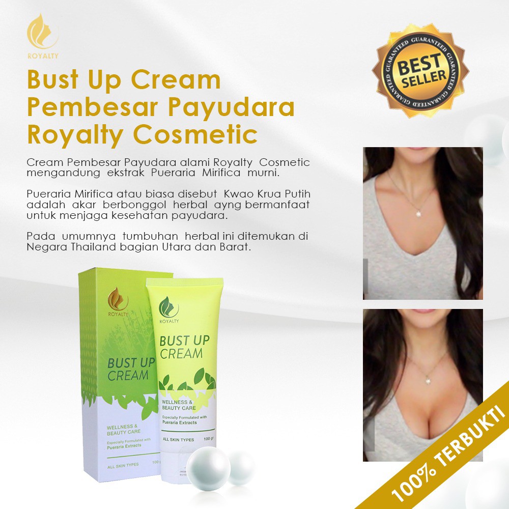 Krim Pembesar Payudara Wanita Alami Bust Up Royalty Terlaris