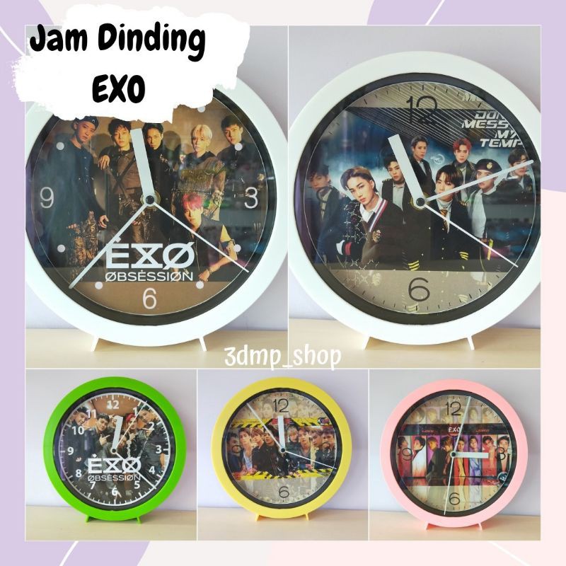 Jam Dinding EXO Obsession Love Shot DMUMT Tempo