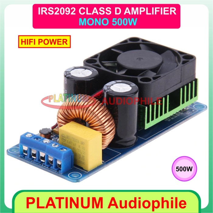 IRS2092 Amplifier Class D 500W mono IRS2092S 500W Class D Amplifier