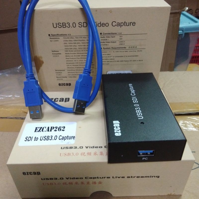 EZCAP 262 SDI to USB 3.0 VIDEO CAPTURE LIVE STREAMING