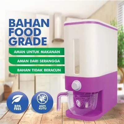 COD- DISPENSER BERAS OTOMATIS TERBARU FREE CANGKIR ANTI HAMA DISPENSER BOX 12 LITER|RICE BOX ANTI HAMA |dispenser beras dengan wadah penyaring air cuci beras