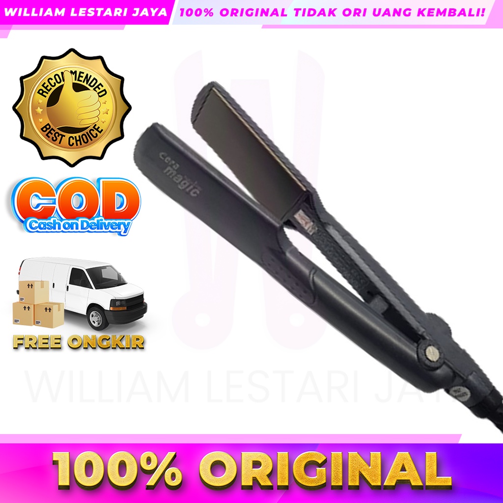Cera Magic 240 Volt With Flat Iron / Catok Meluruskan / Keriting Rambut