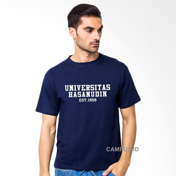 (PROMO)  KAOS KAMPUS UNIVERSITAS HASANUDIN / UNHAS / KAMPUS UNHAS / KAOS UNHAS -MKSR.INC