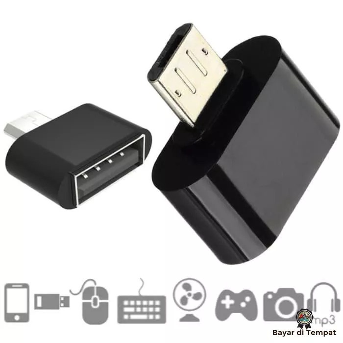 OTG Adapter Micro USB Tanpa Kabel - OTG Mini Adapter Simple Support Smartphone dan OS Android USB ON THE GO