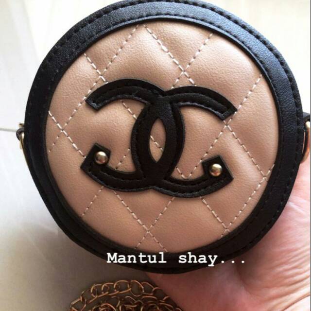 Sling bag import Chanel fashion kids / Tas anak import tali rantai Chanel