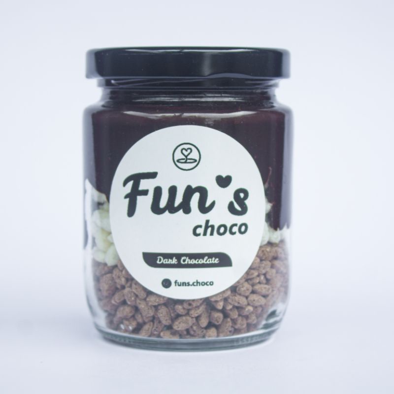 

DARK CHOCOLATE - Choco Jar Enak by Fun's Choco