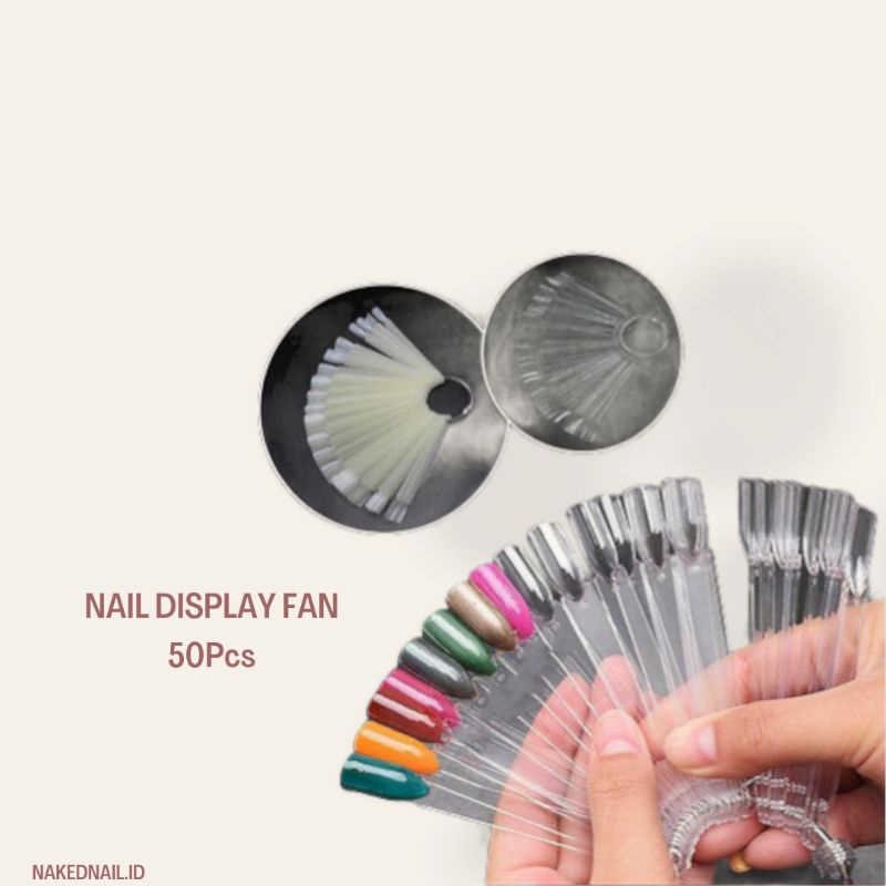 Nail art display fan 1 set isi 50 pcs nail art display nailart nail art Display kuku