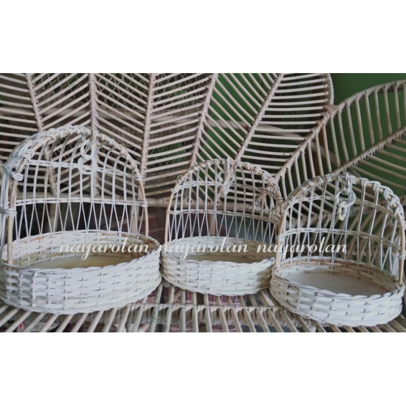 keranjang ayunan / kotak parcel/ keranjang seserahan / keranjang rotan